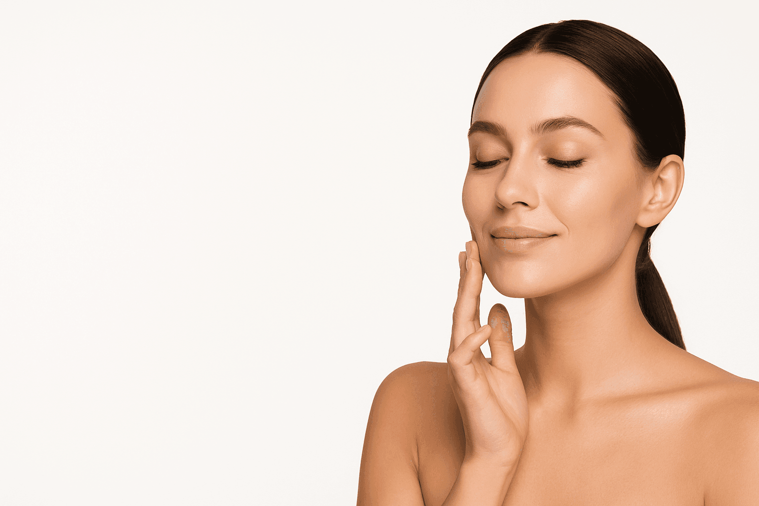 Background image of smooth skin or laser treatment